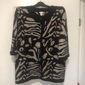 Chico's animal design sweater (size 3)